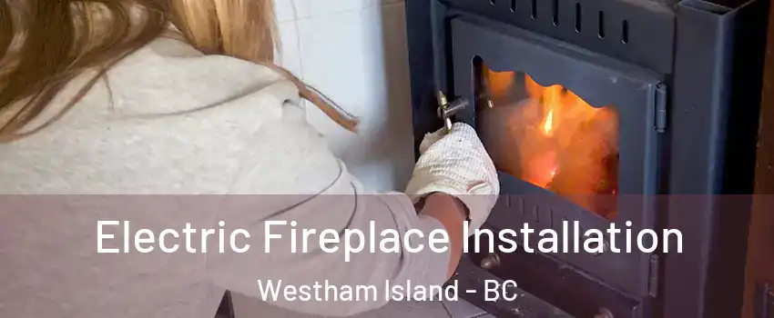  Electric Fireplace Installation Westham Island - BC