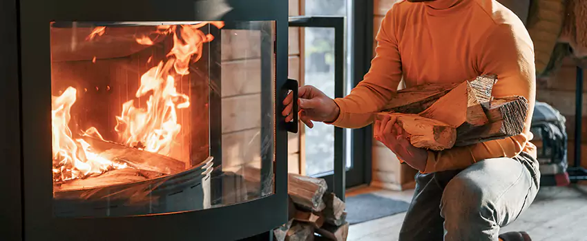 Residential Fireplace Ceramic Glass Installation in Ladner, BC