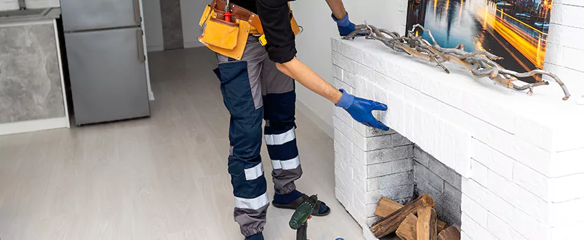 Outdoor Fireplace Restoration in Ladner, British Columbia