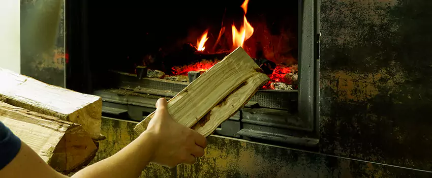 Wood Stove Heat Resistant Wall Repair in Hawthorne, British Columbia