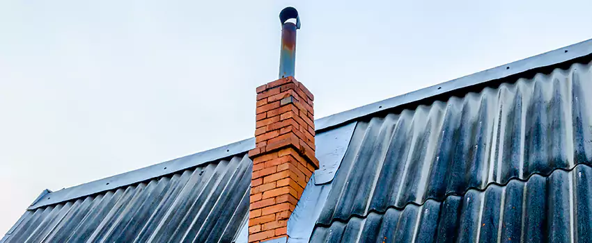 Aluminium Chimney Flashing Repair in Ladner, BC