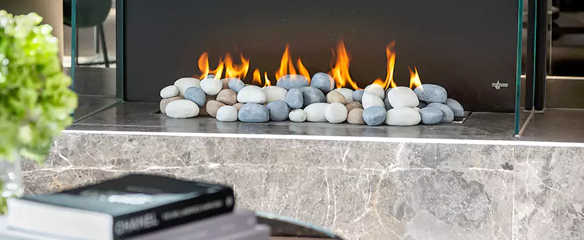 Double-Height Fireplace Design Refurbishment in Ladner, British Columbia