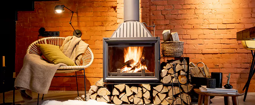 Pellet Stove Chimney Pipe Brackets Installation in Ladner, BC